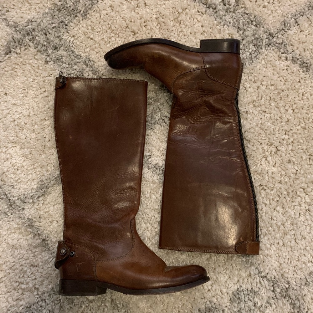 Frye Melissa Button Back Zip Knee-High Boot - 6.5